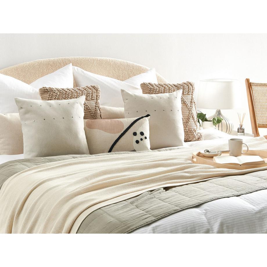 Beliani Dekokissen 2er Set aus Polyester  GAURA  