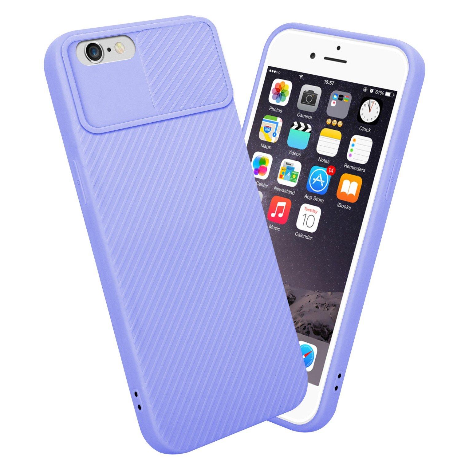 Cadorabo  Housse compatible avec Apple iPhone 6 PLUS / 6S PLUS - Coque de protection en silicone TPU flexible et avec protection pour appareil photo 