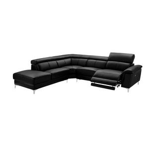 LINEA SOFA Canapé d'angle relax électrique en cuir SITIA Angle gauche  