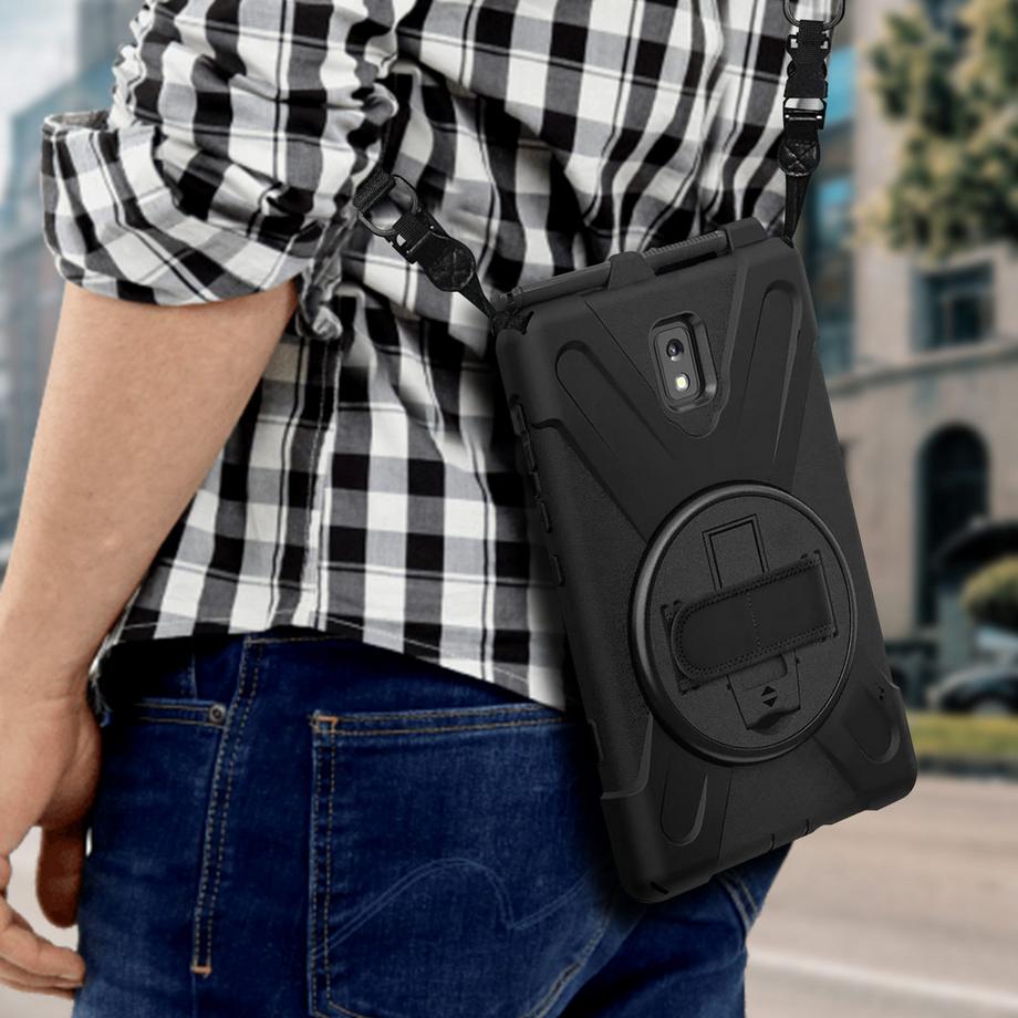 Avizar  Coque Samsung Tab Active 3 & 5 Noir 