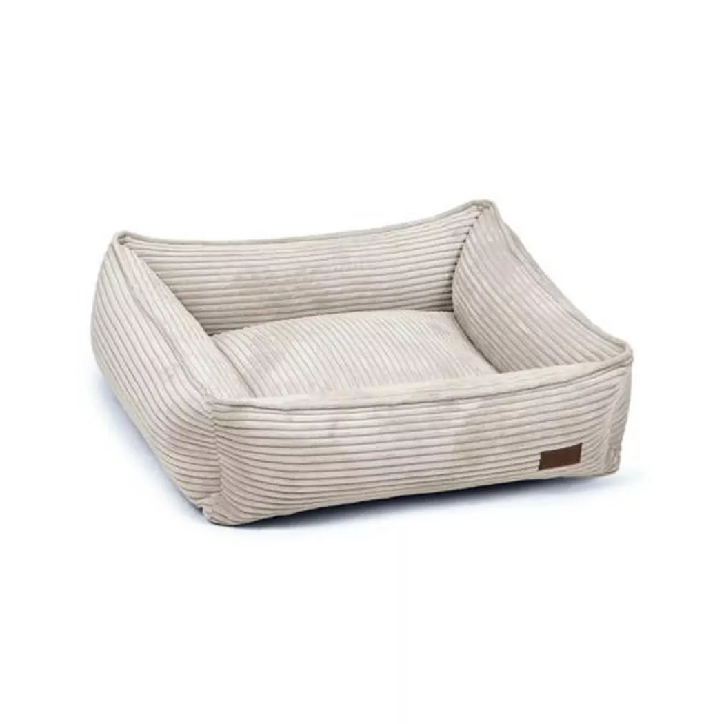 Designed By Lotte Tierbett "Ribbed Hellgrau 65x60x20cm"