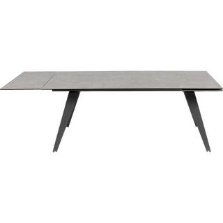 KARE Design Table à rallonge Amsterdam Foncé 200(45+45)x100cm  