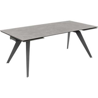 KARE Design Table à rallonge Amsterdam Foncé 200(45+45)x100cm  