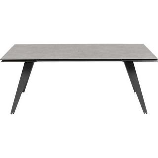 KARE Design Table à rallonge Amsterdam Foncé 200(45+45)x100cm  