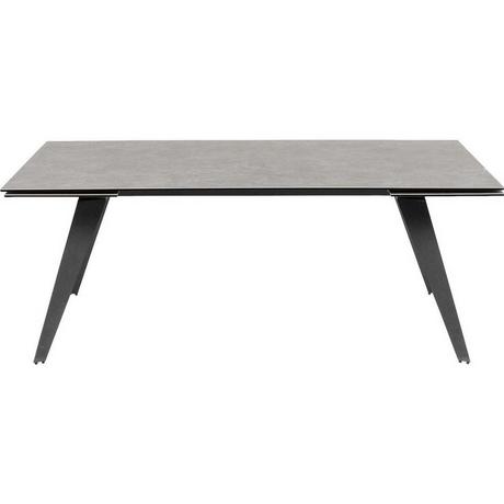KARE Design Table à rallonge Amsterdam Foncé 200(45+45)x100cm  