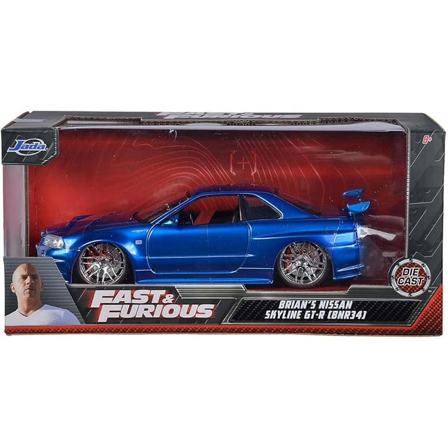 JADA  1:24 Brian's Nissan Skyline GT-R R34 