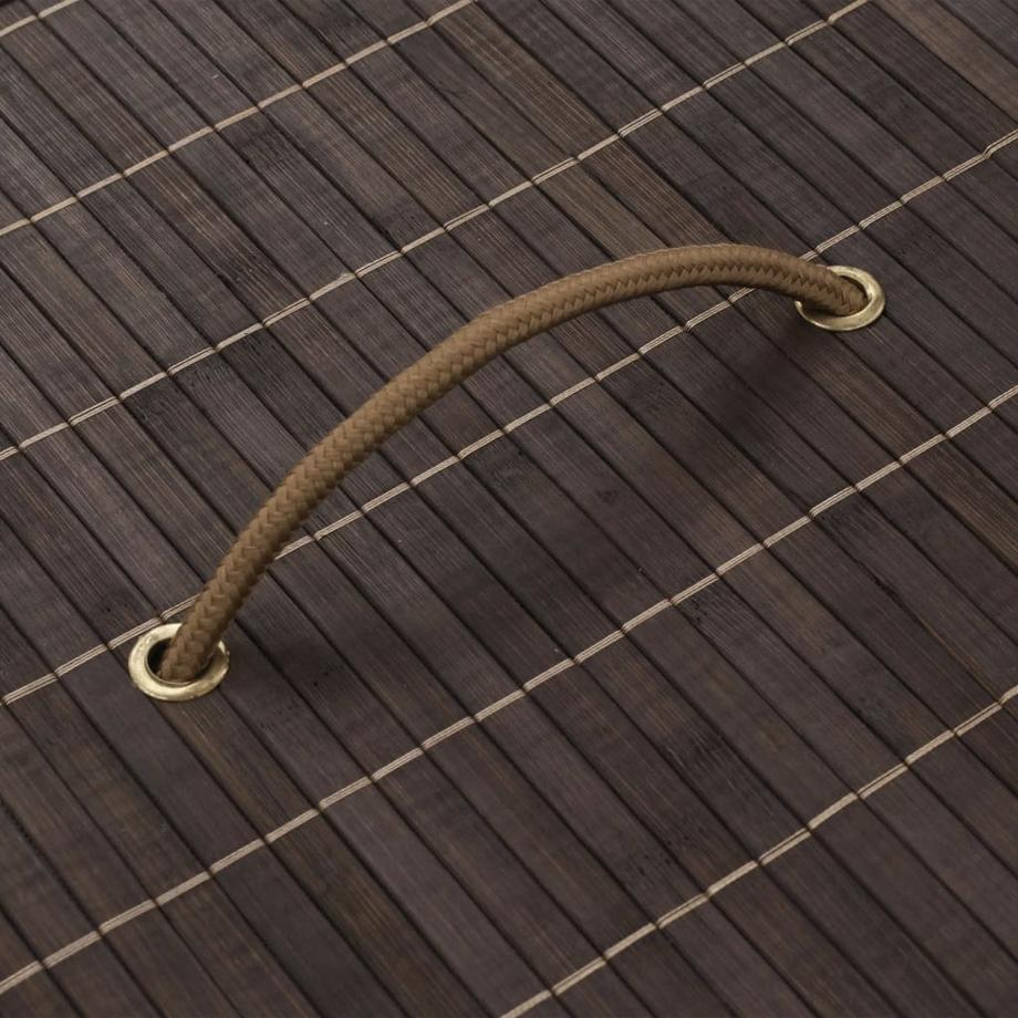 VidaXL Panier à linge bambou  