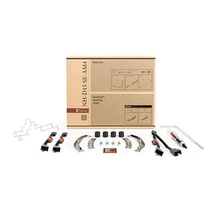 Noctua  NH-D15 SE-AM4 Computerkühlsystem Prozessor Kühler Beige, Braun, Edelstahl 