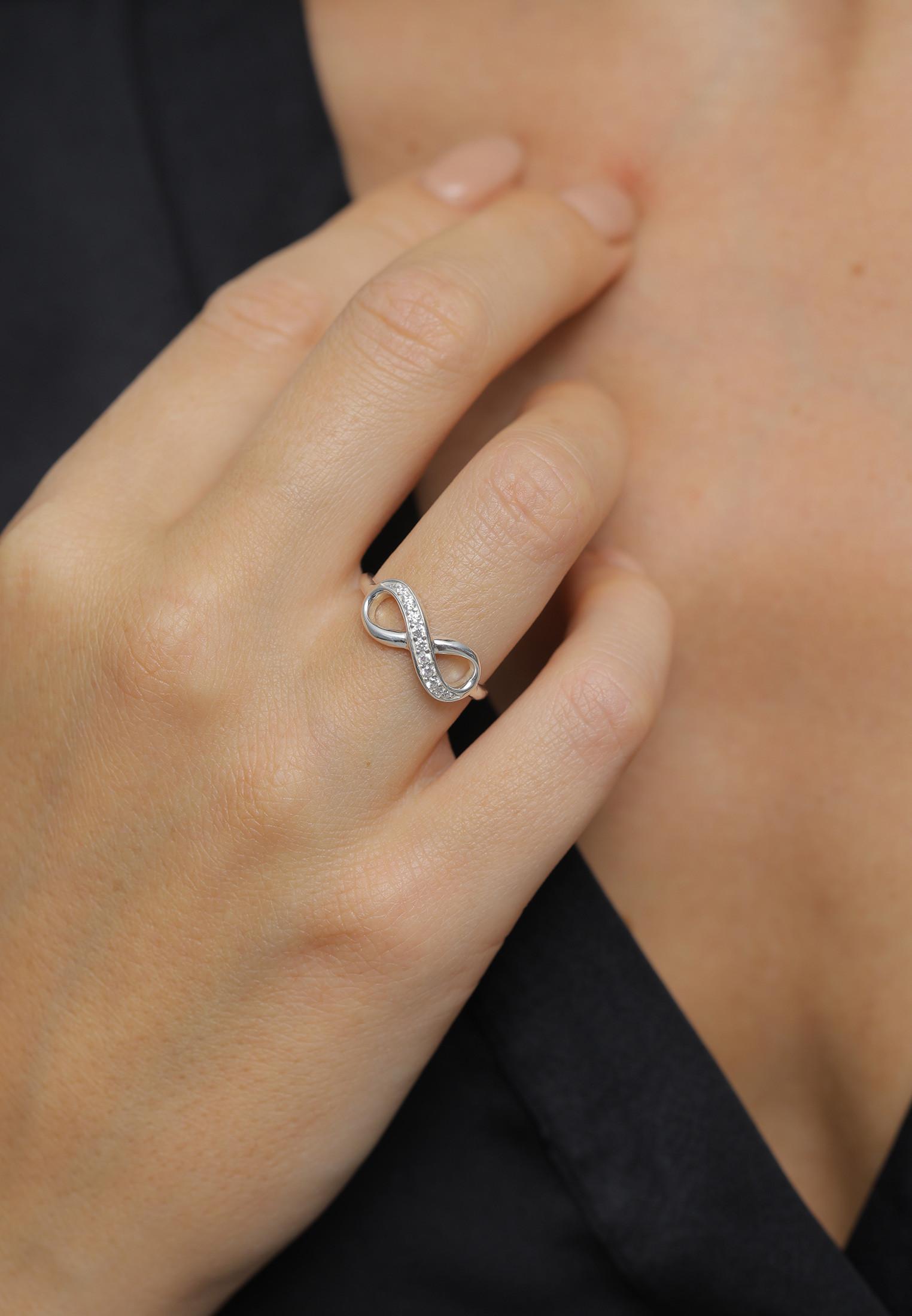 Elli  Ring Infinity Zirkonia Eye Catcher 