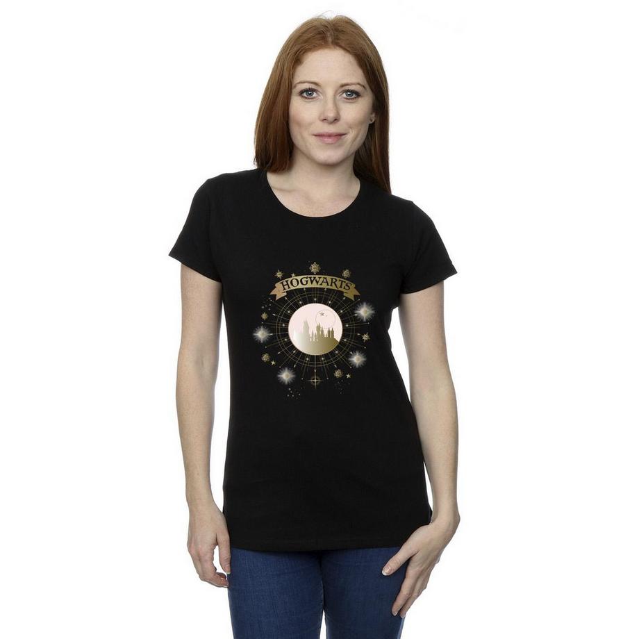 HARRY-POTTER Hogwarts T-Shirt Manches Courtes  