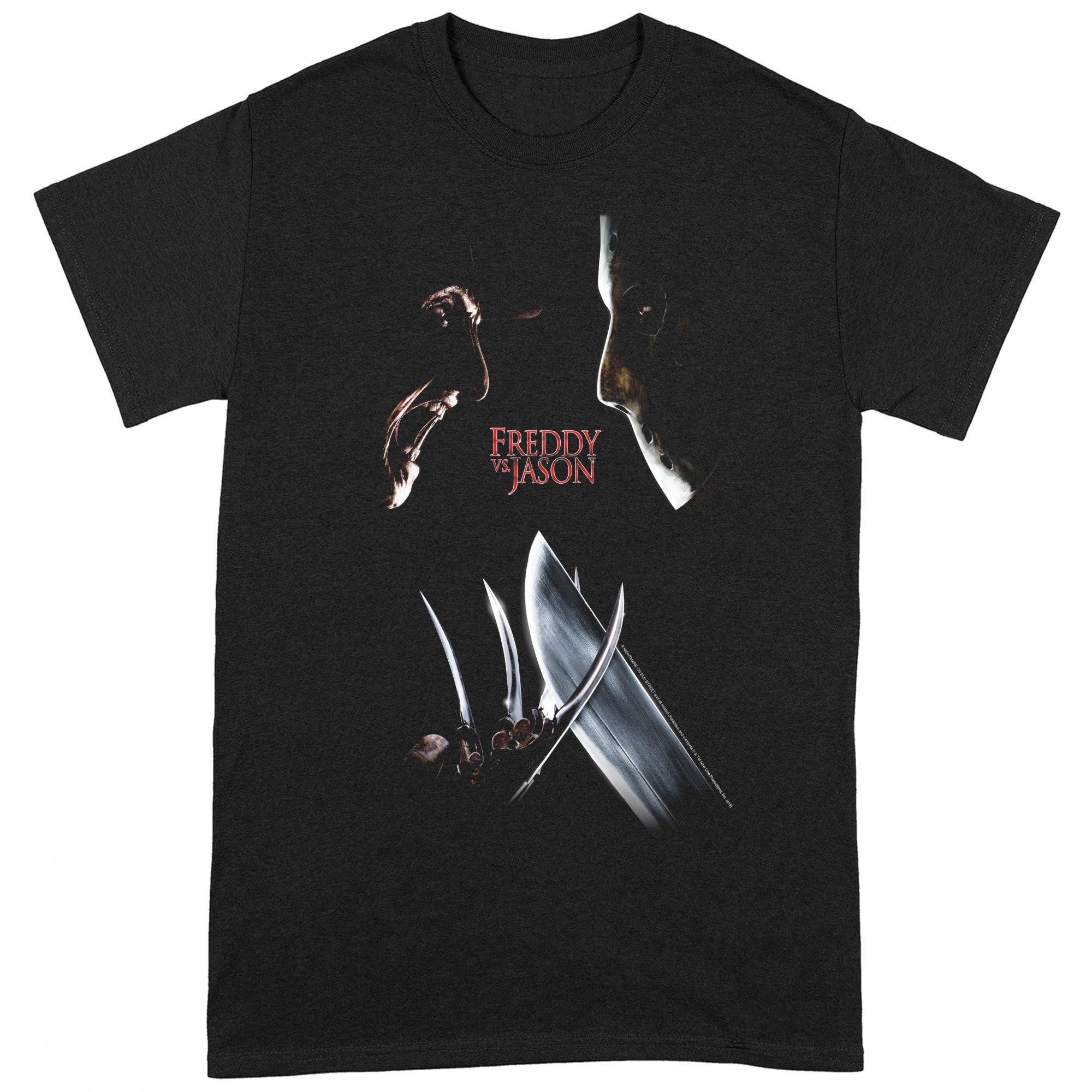 Image of Freddy Vs Jason Tshirt Herren Schwarz XL