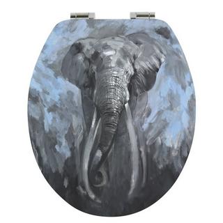 spirella Toilettensitz MDF ELEPHANT – Edelstahlscharniere  