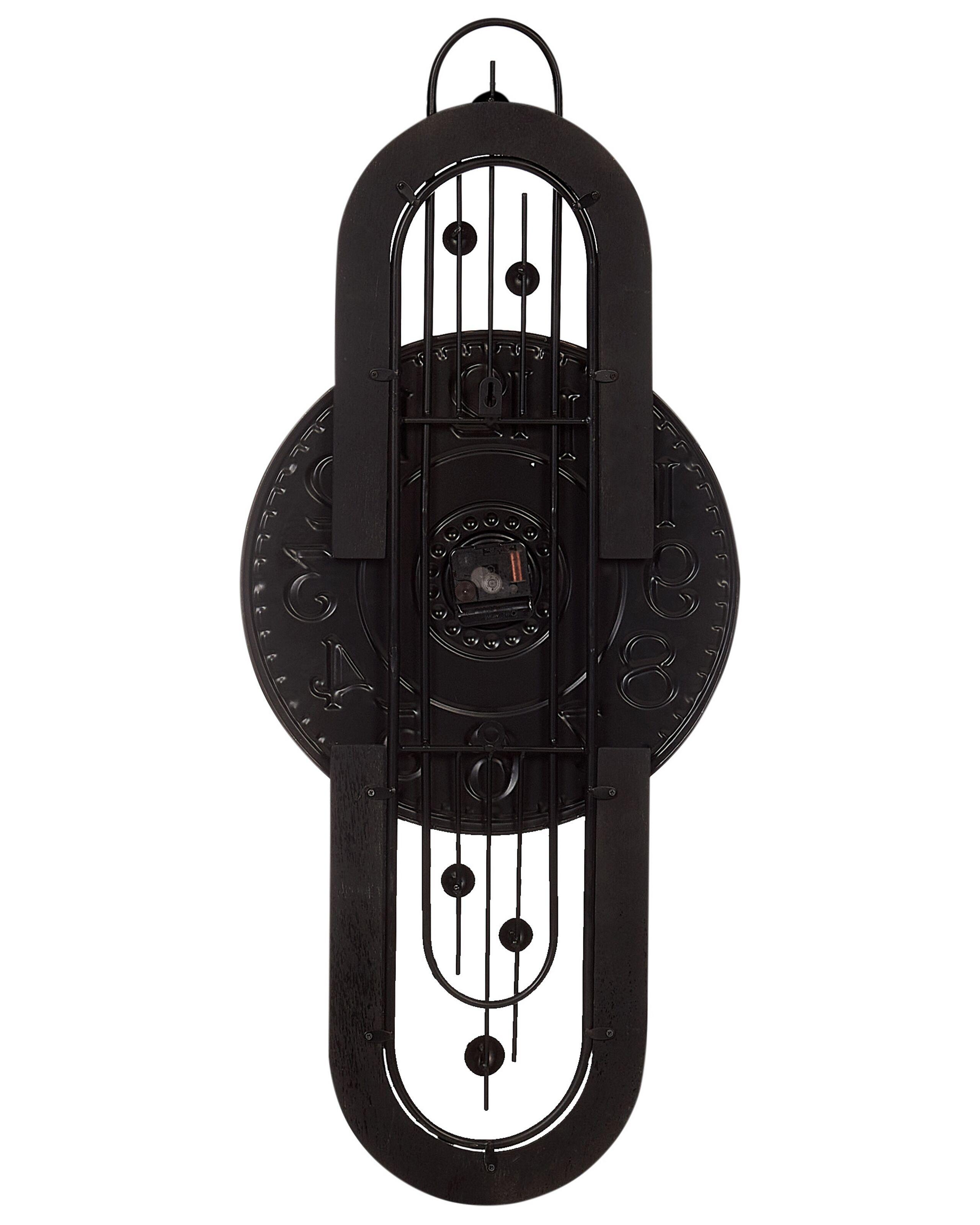 Beliani Wanduhr aus Eisen Retro NOBELIUM  