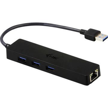 USB 3 Slim hub 3 ports + adaptateur Gigabit Ethernet