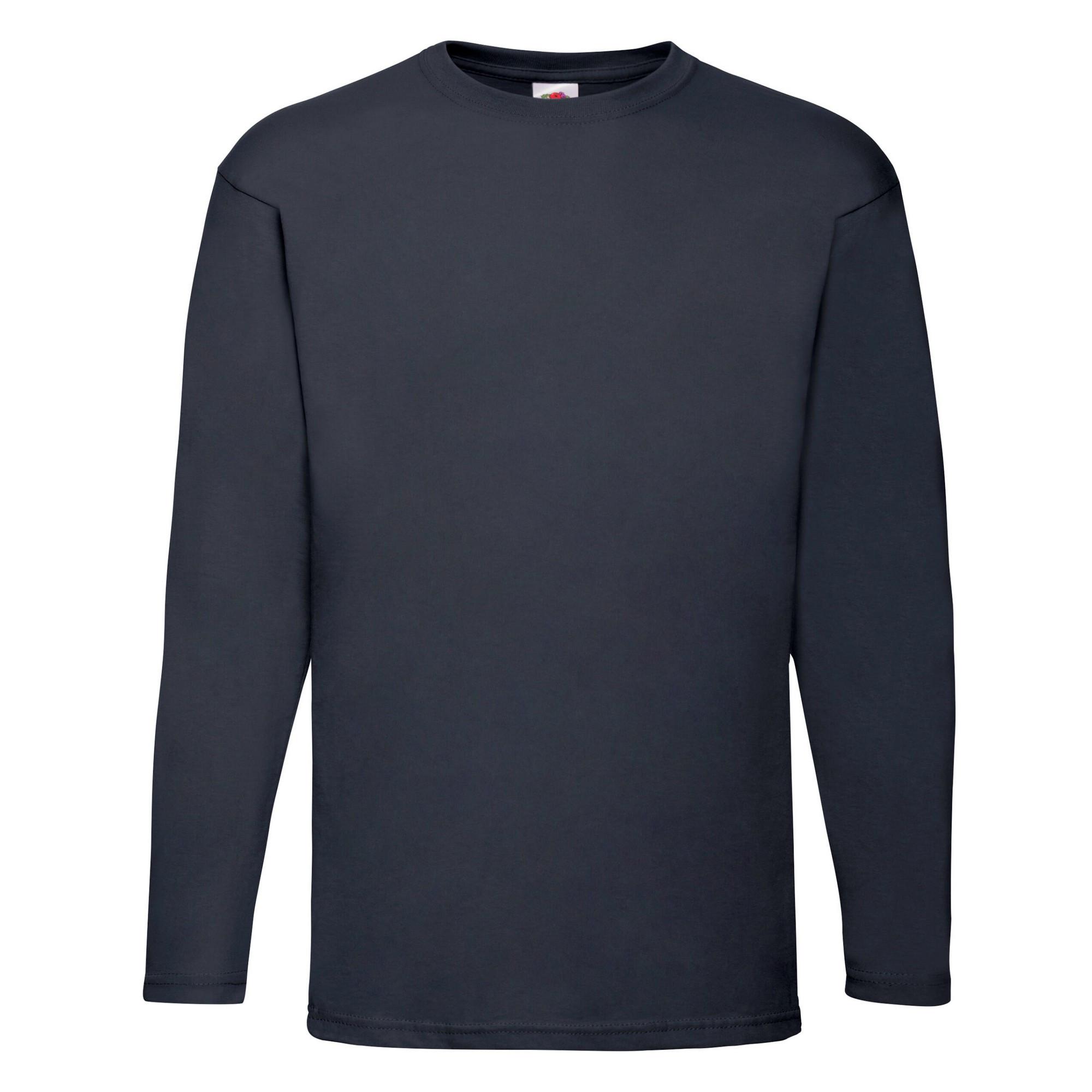 Image of Valueweight Tshirt Langärmlig Herren Marine M
