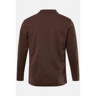 JP1880  Polo Jp 1880 Basic à manches longues, en maille piquée – jusqu'au 8 XL 