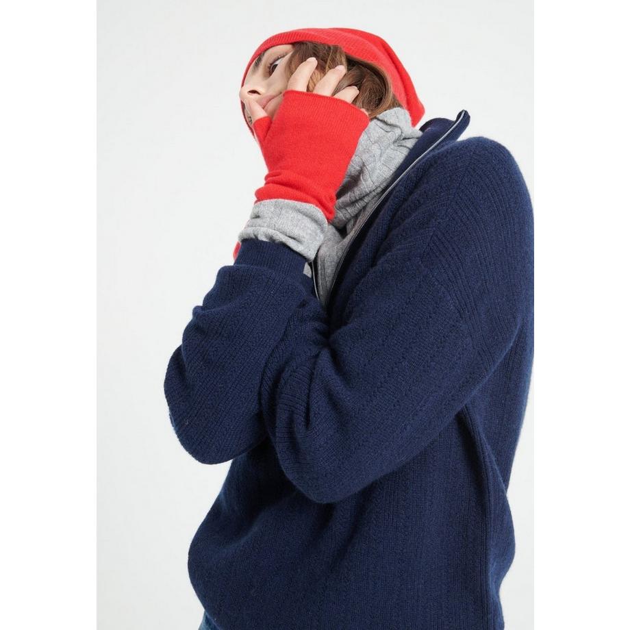 Studio Cashmere8 Kaschmir Fingerlose Fäustlinge  