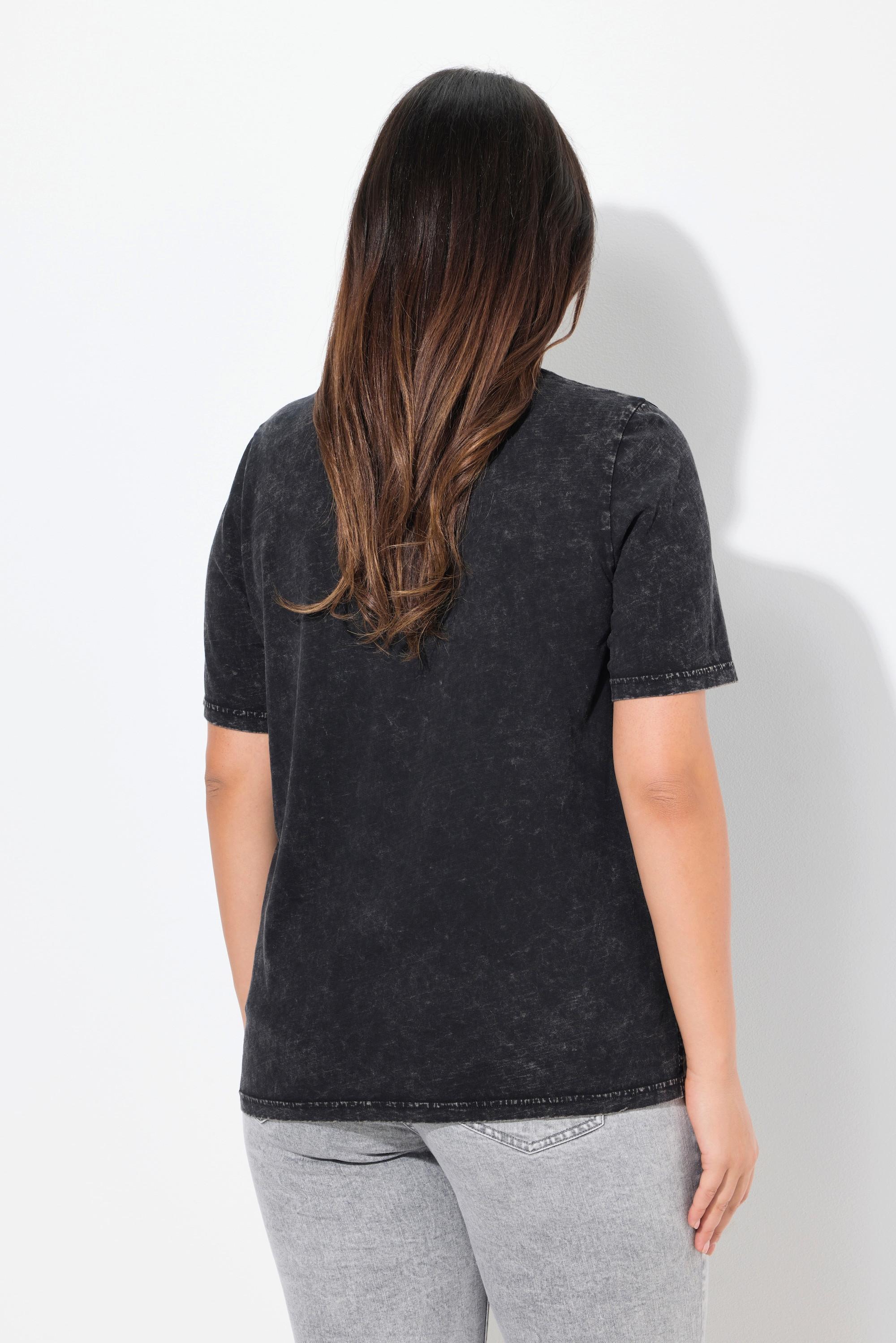 Ulla Popken Easy Classix Girocollo Mezza Manica T-Shirt  