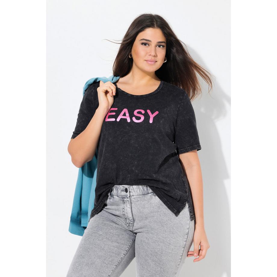 Ulla Popken Easy Classix Col Rond Manches Courtes T-Shirt  
