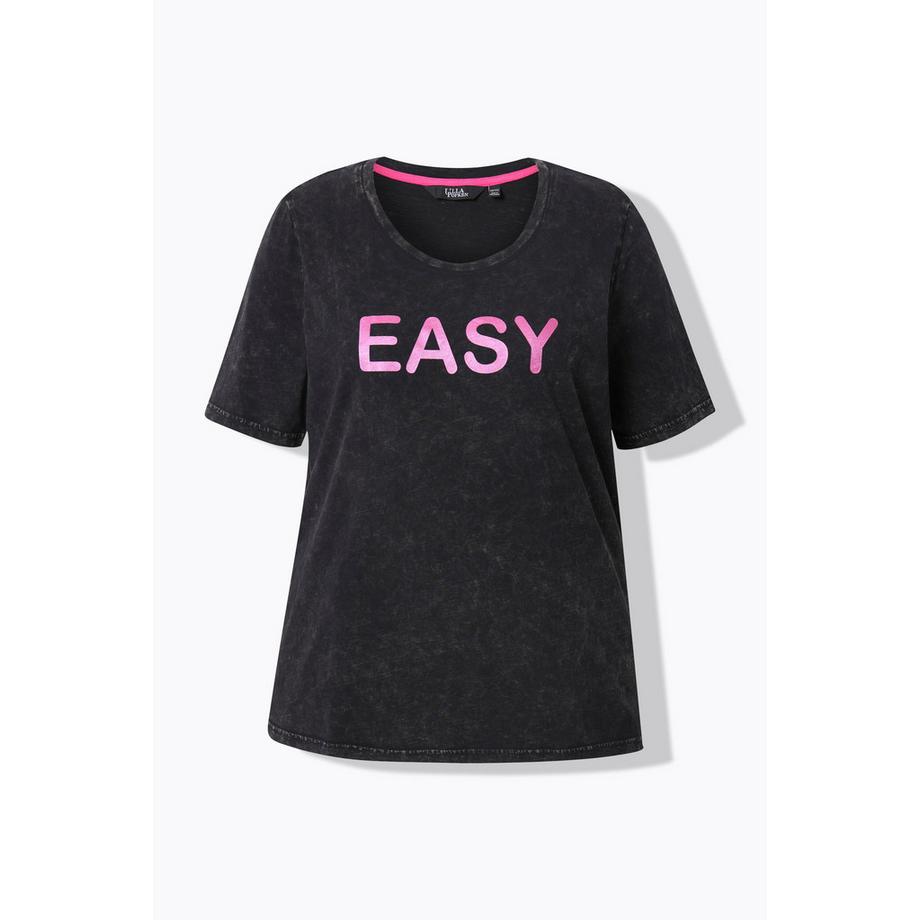Ulla Popken Easy Classix Col Rond Manches Courtes T-Shirt  