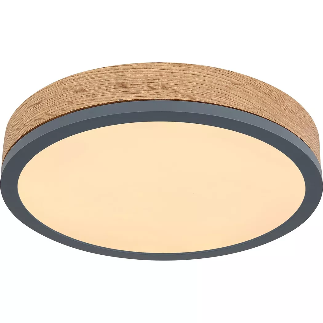 mutoni – Deckenleuchte Doro Metall Graphit LED 30×30, One Size, Multicolor