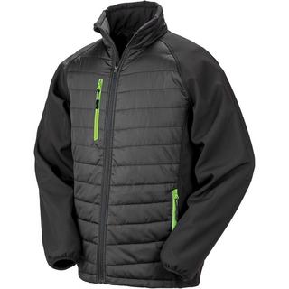 Result  jacke softshell rebourrée black copass 