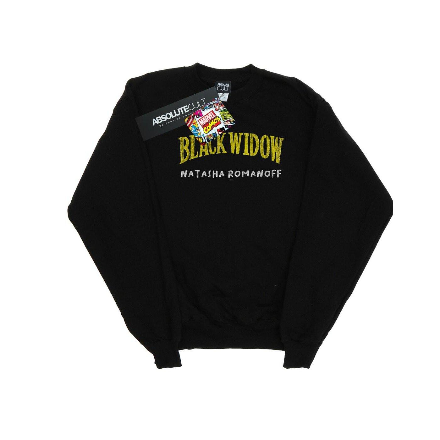 Image of Black Widow Aka Natasha Romanoff Sweatshirt Mädchen Schwarz 128