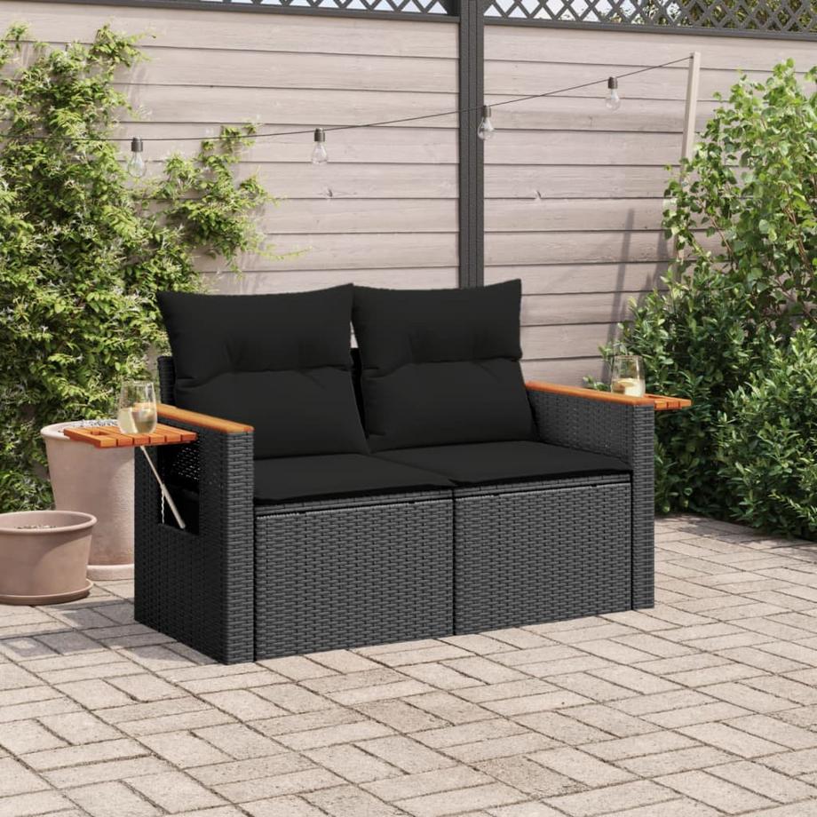 VidaXL Gartensofa poly-rattan  