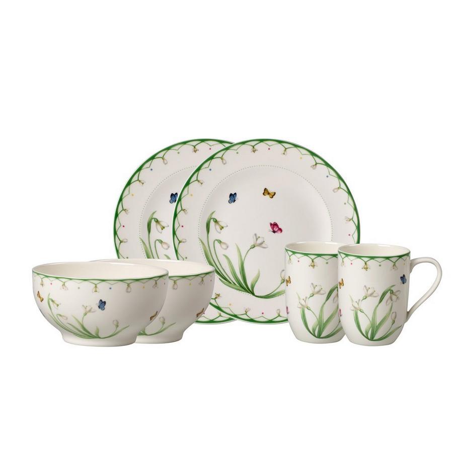Set da colazione, 12 pz, 4 pers Colourful Spring