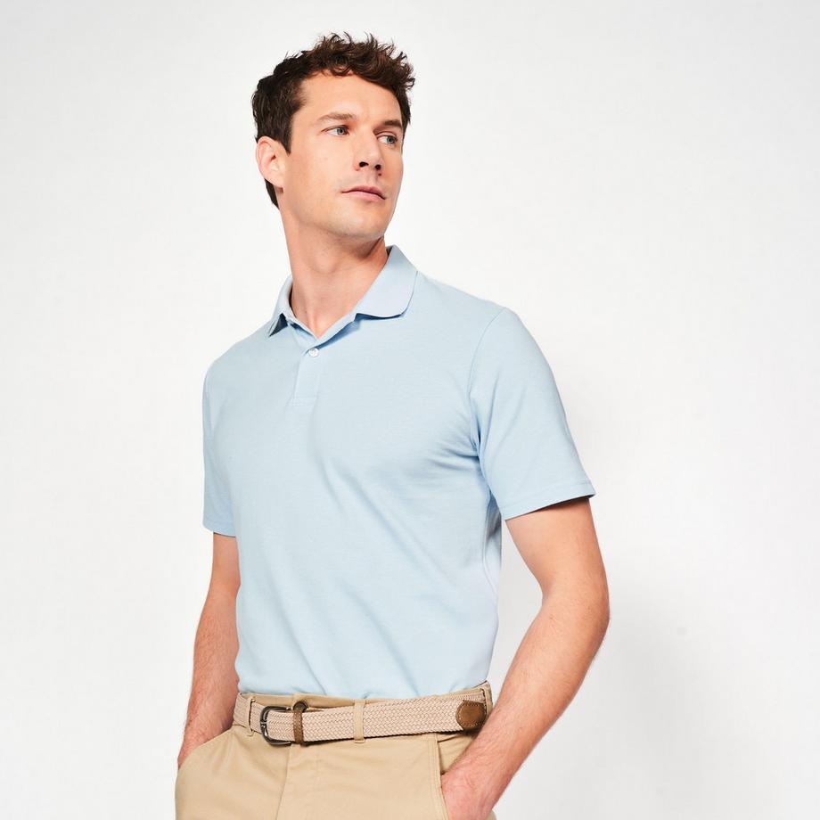 INESIS  Polo homme manches courtes golf coton 