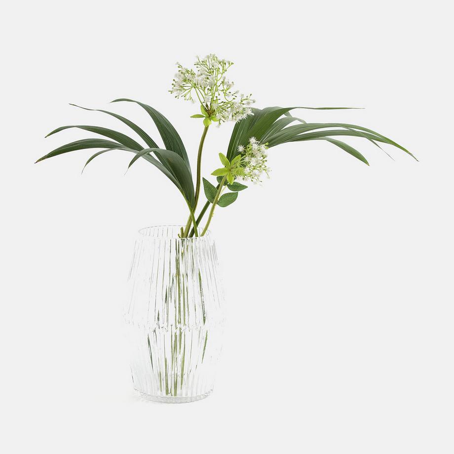 La Redoute Intérieurs Zylinderförmige Vase Afa aus geriffeltem Glas  