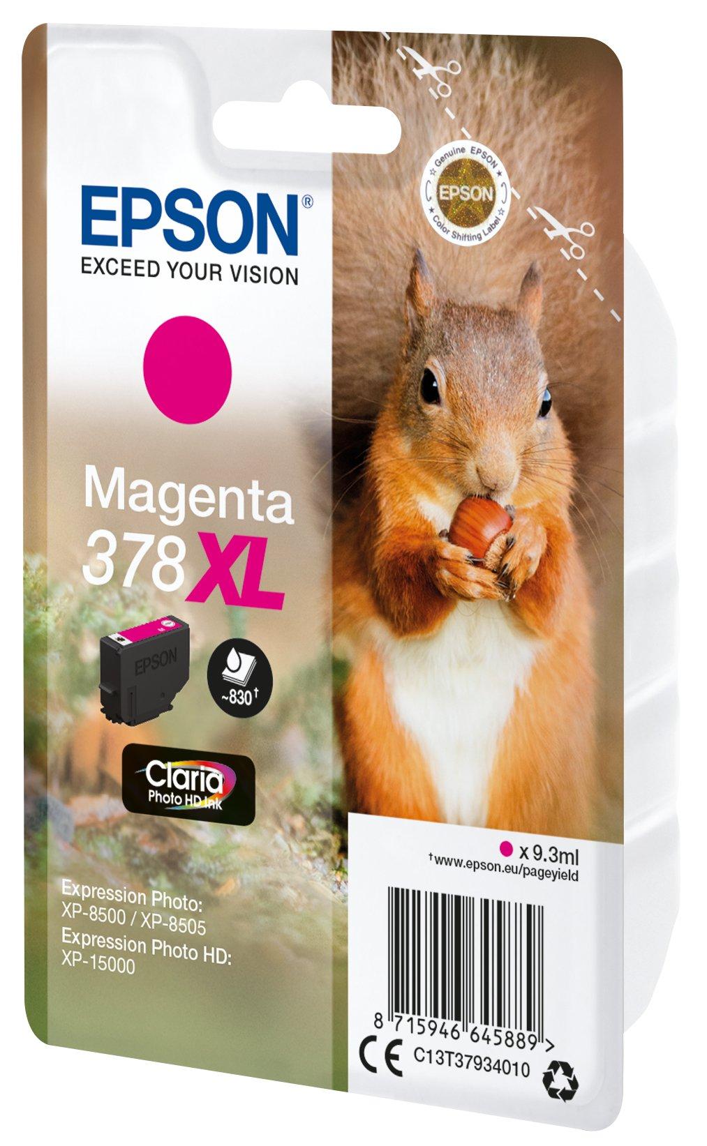 EPSON  EPSON Tintenpatrone 378XL magenta T379340 XP-8500/8505/15000 830 Seiten 