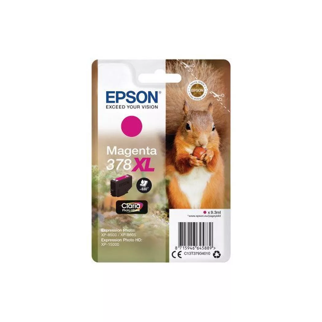 Epson – Tintenpatrone 378XL magenta T379340 XP-8500/8505/15000 830 Seiten, One Size
