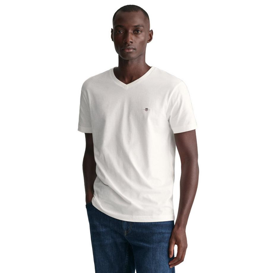 GANT Shield V-Neck Slim Fit T-Shirt  