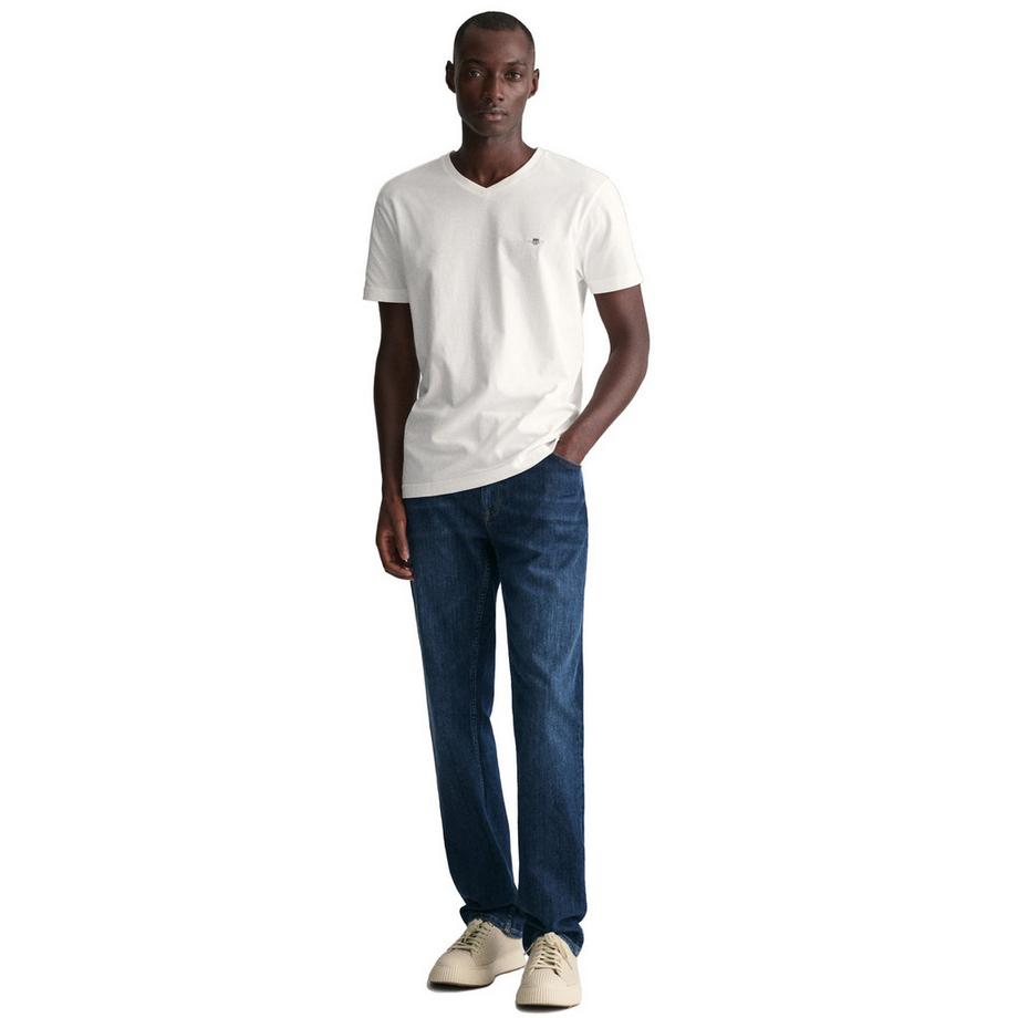GANT Shield V-Neck Slim Fit T-Shirt  