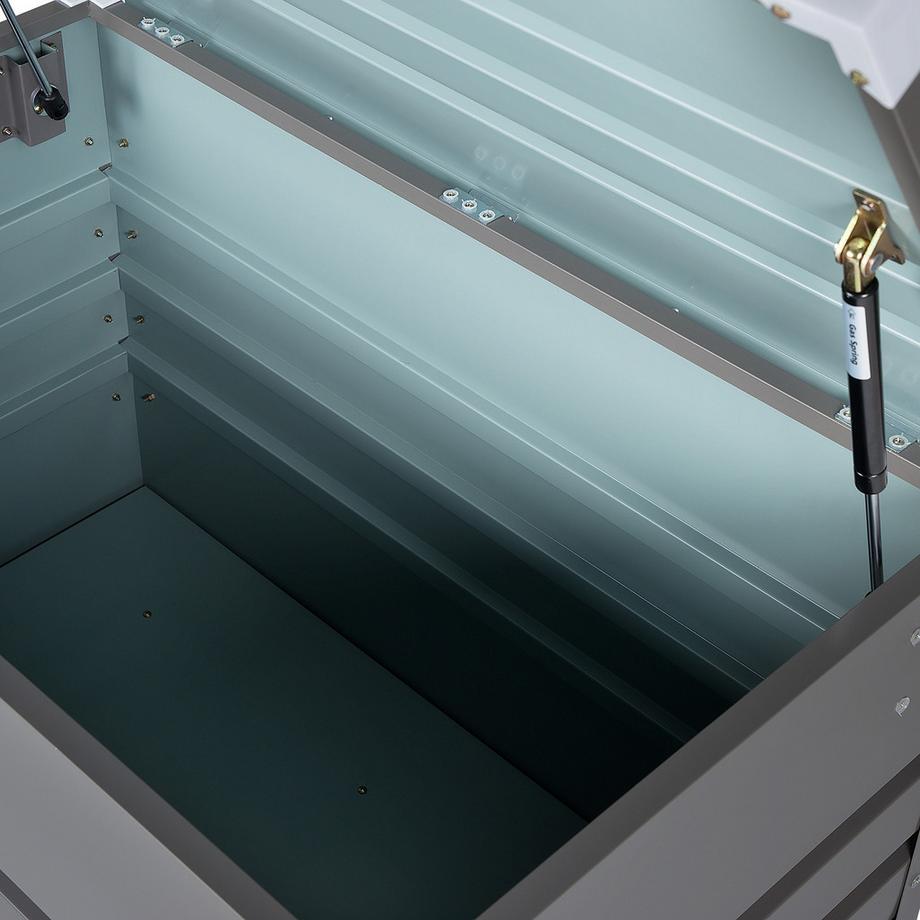 Beliani Aufbewahrungsbox aus Stahl  CEBROSA  