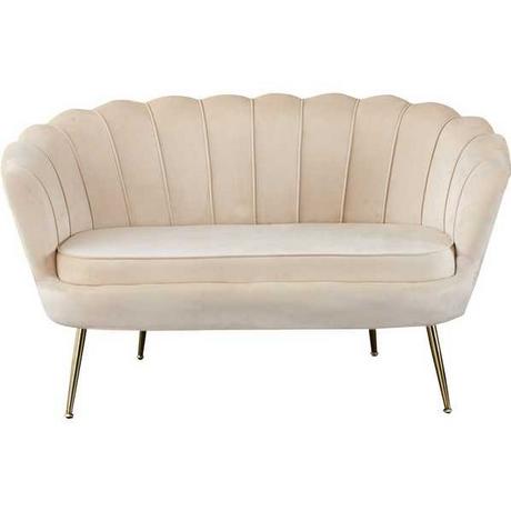 mutoni Muschelsofa Samt, 2-sitzer  