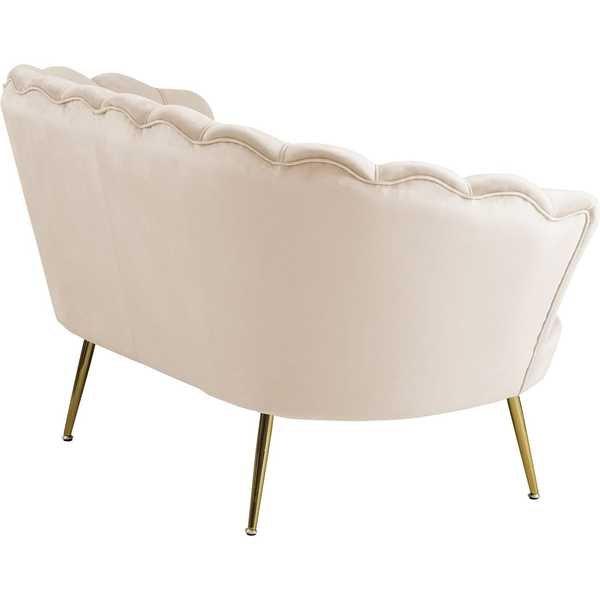 mutoni Muschelsofa Samt, 2-sitzer  