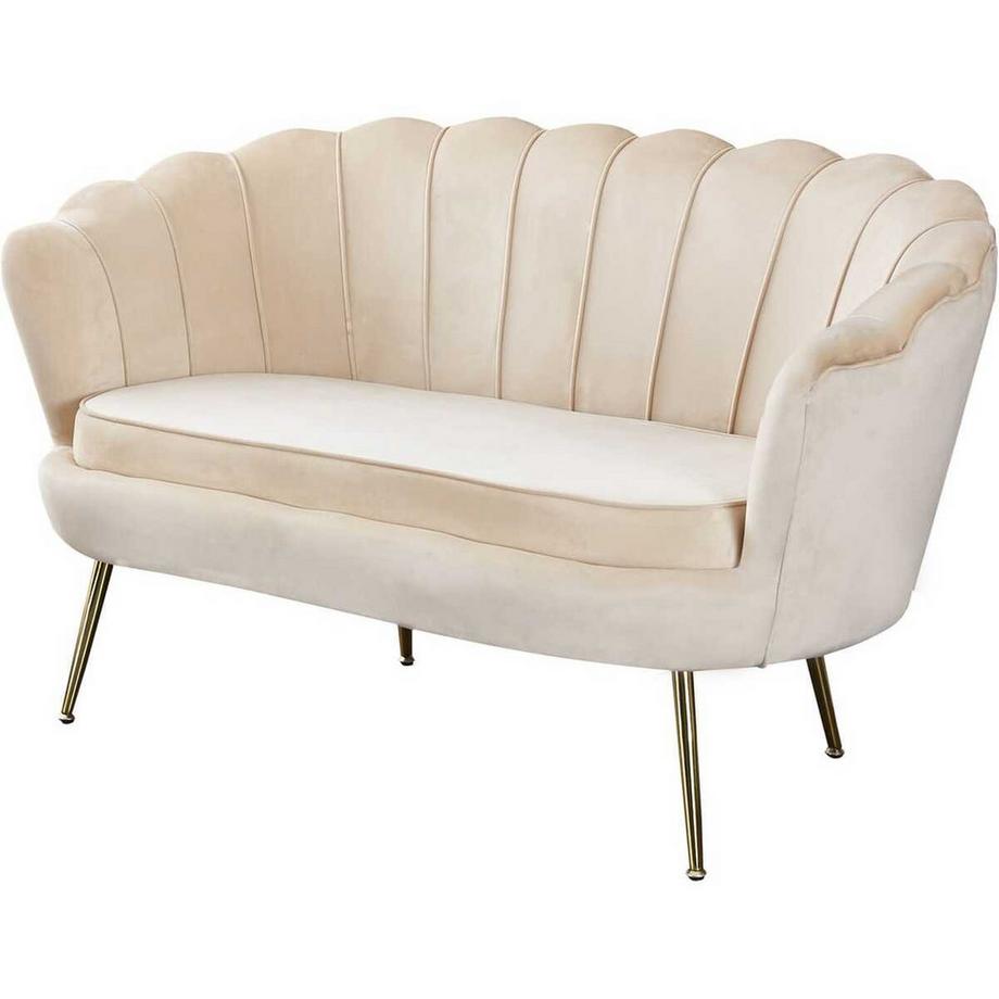 mutoni Canapé Shell velours, 2 places  
