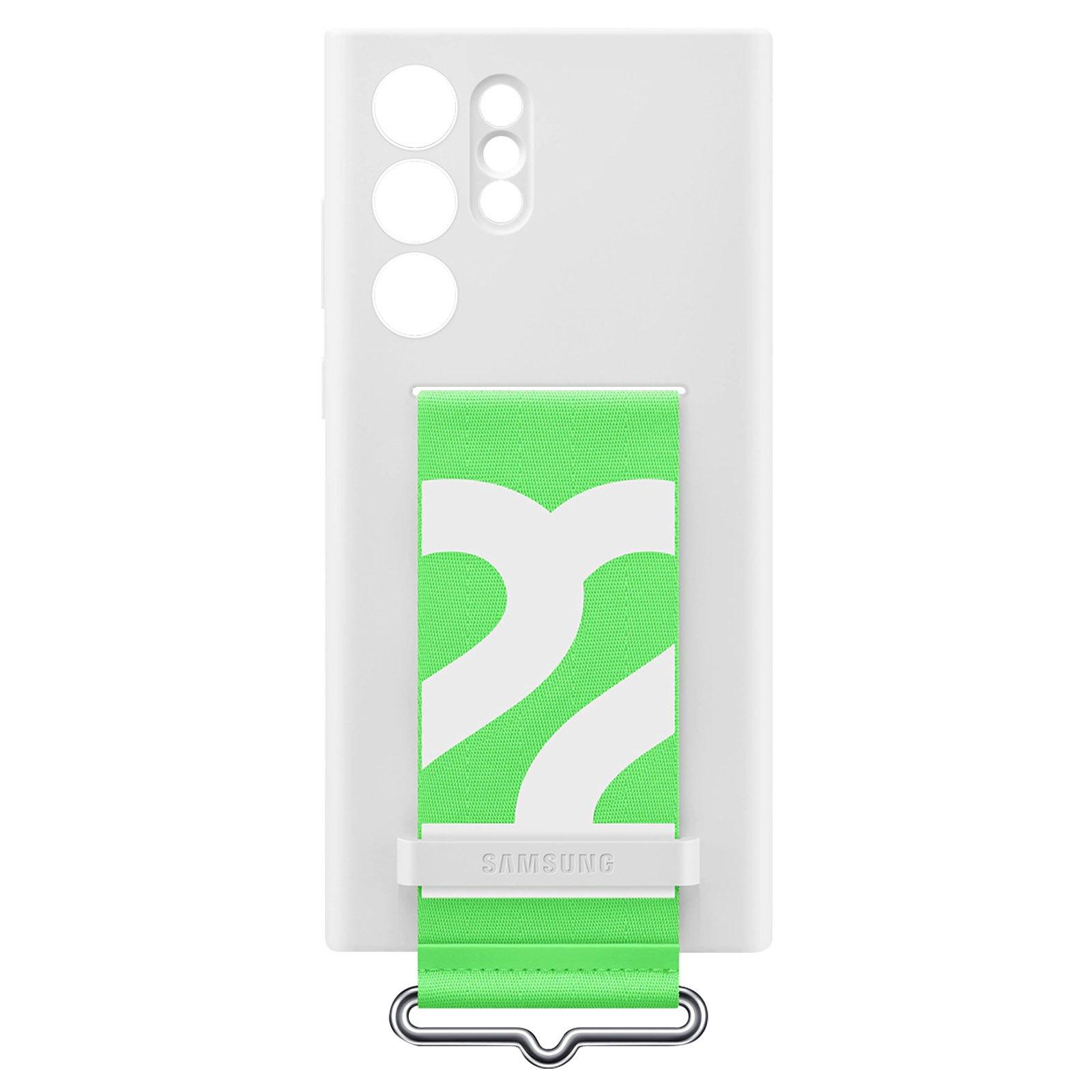 Image of Silicone Cover mit Strap Galaxy S22Ultra