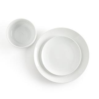 La Redoute Intérieurs Lot de 4 assiettes à dessert porcelaine  