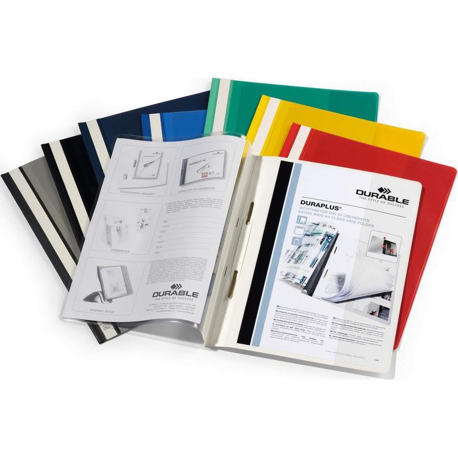 DURABLE DURABLE Angebotshefter DURAPLUS 2579/10 für 100 Blatt A4 grau  
