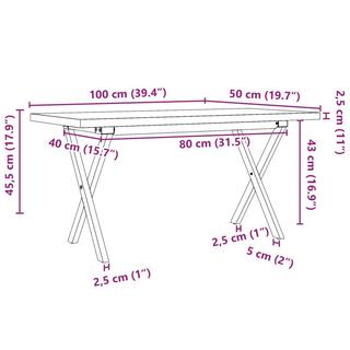 VidaXL tavolino da salotto Legno di pino  