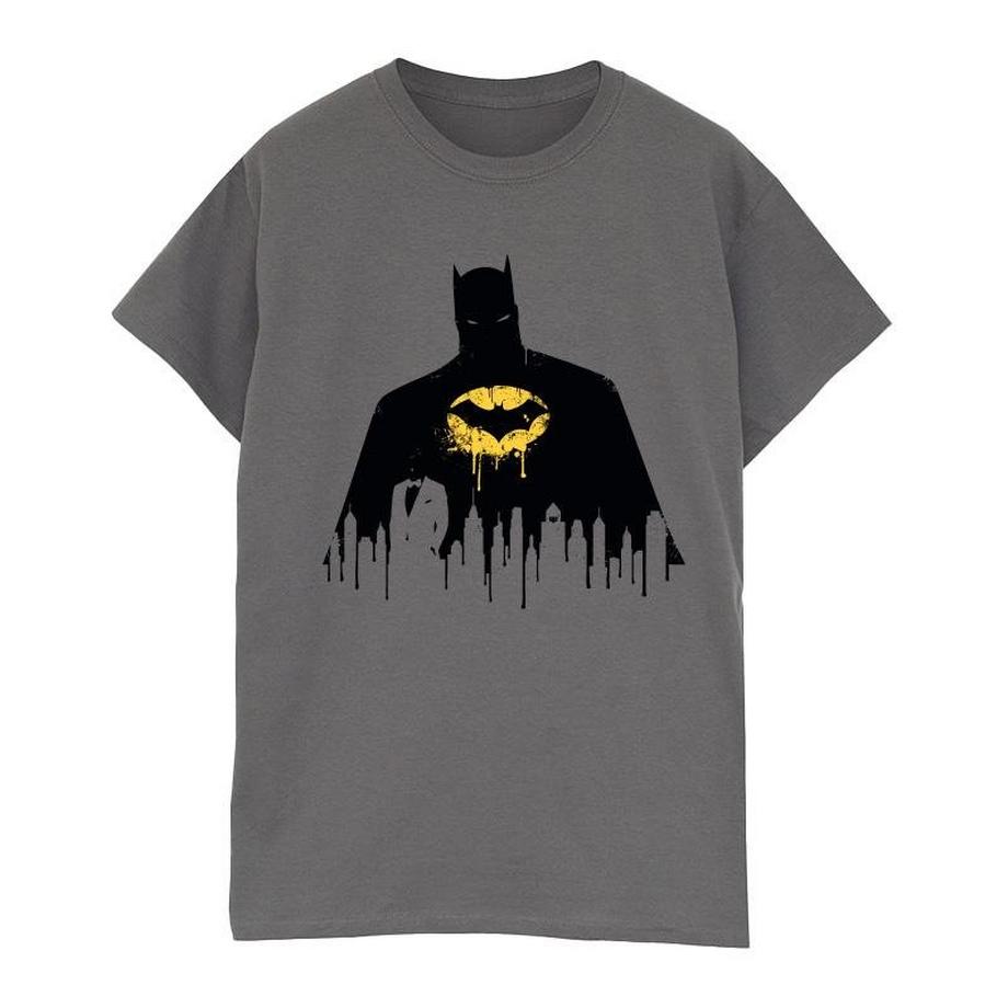 DC COMICS Batman Logo Bedrucktes T-Shirt  
