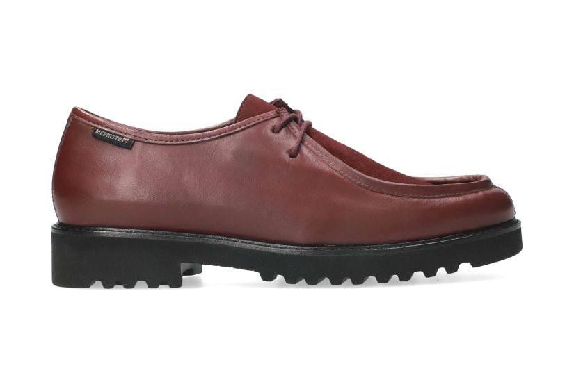 Image of Sonie - Leder Schnürschuh Unisex Rot 40.5