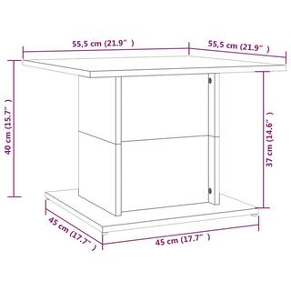 VidaXL Table basse bois d'ingénierie  