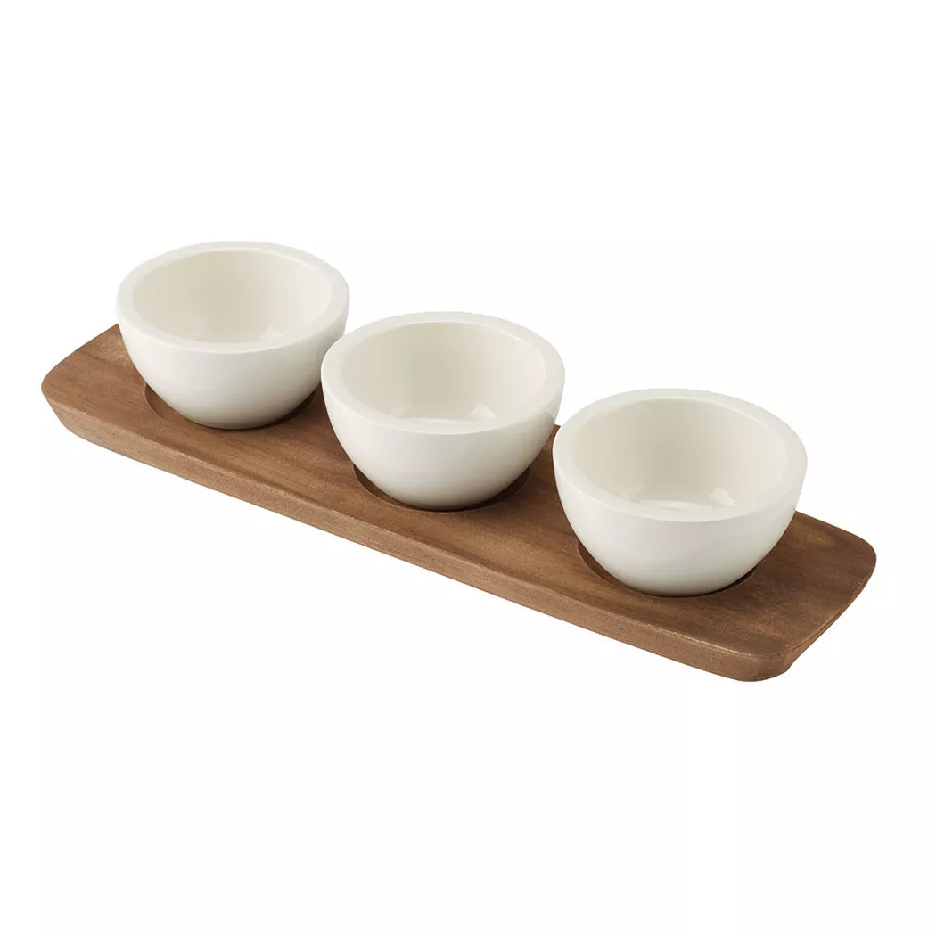Villeroy & Boch Dipschale "Dipschälchen-Set Artesano Original weiß"