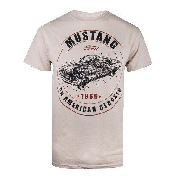 Image of Mustang Tshirt Herren Beige XL