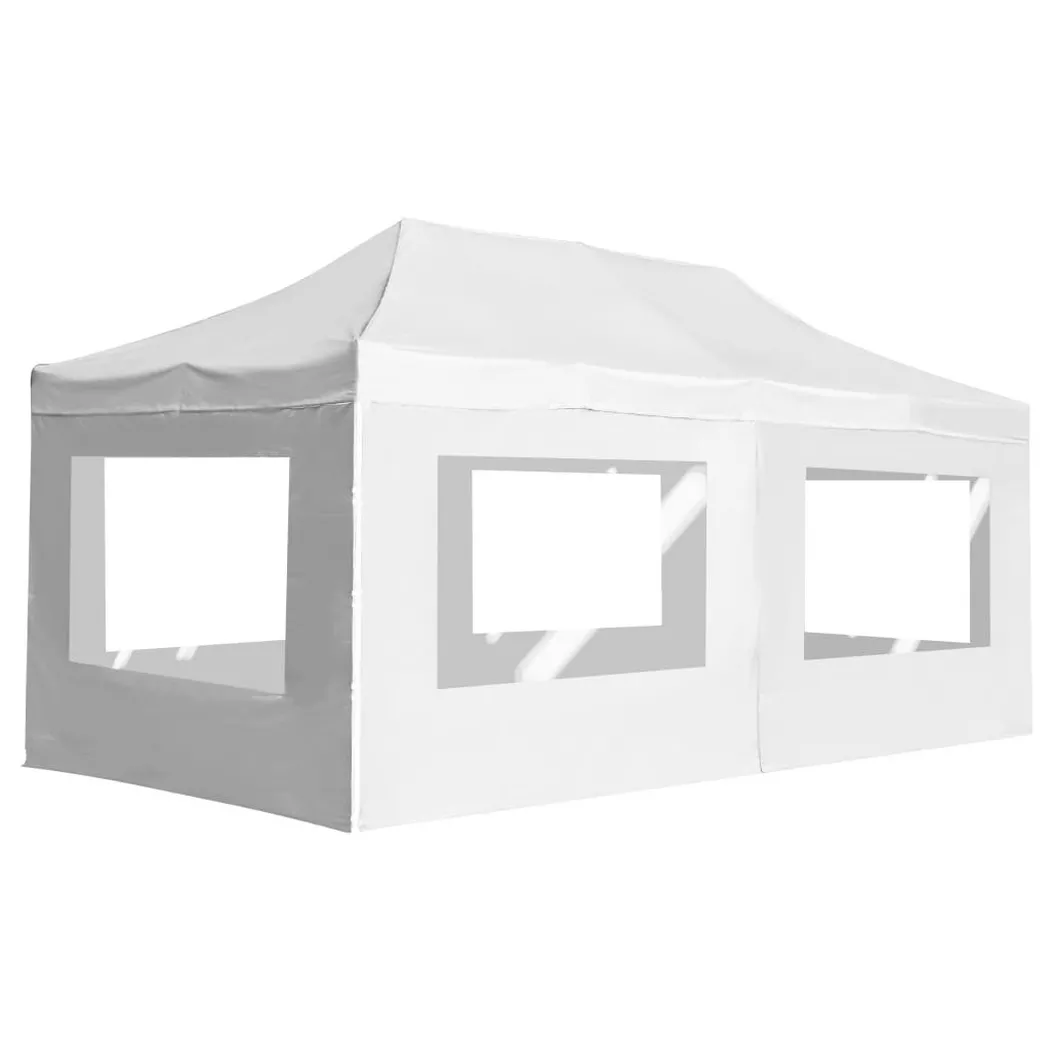 VidaXL - Tente de fête tissu, One Size, Blanc