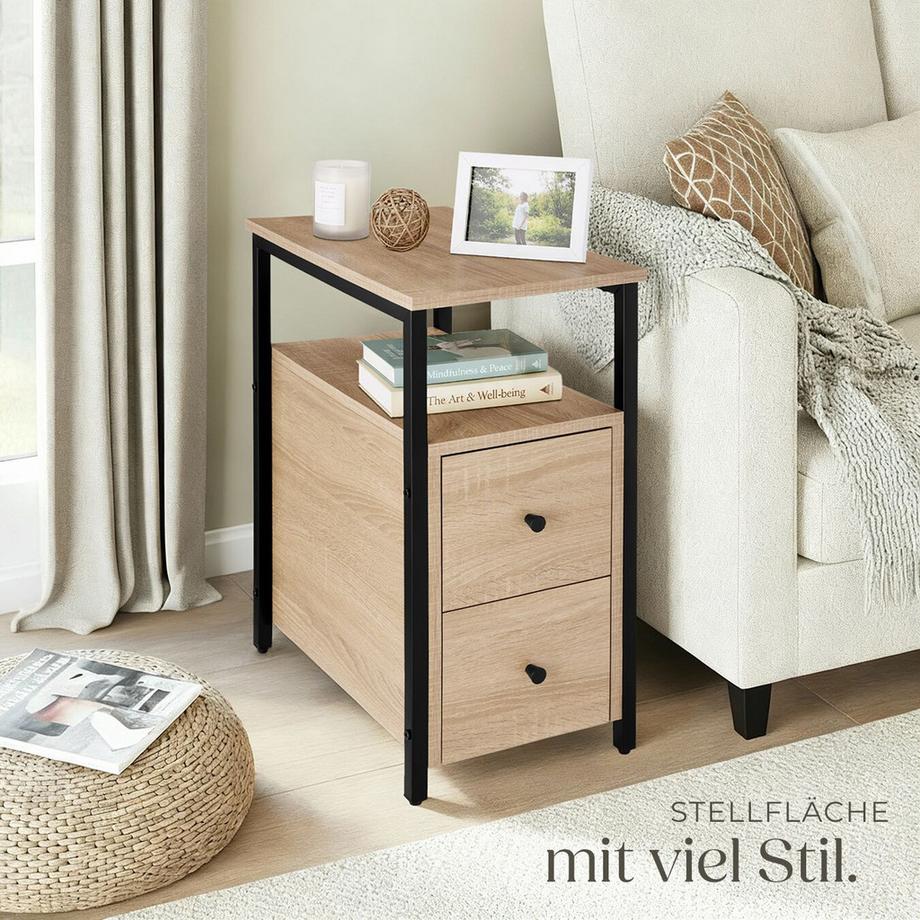 Tectake Table de chevet Tullamore  